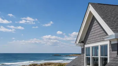 Coastal home roof in Westerly RI engineered for wind and salt air.