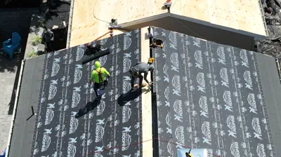 New architectural shingle roof replacement in Providence County Rhode Island