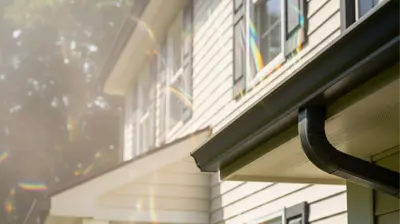 gutter damage from summer heat