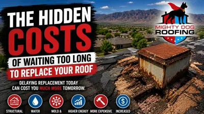 Hidden roof damage discovered during replacement project