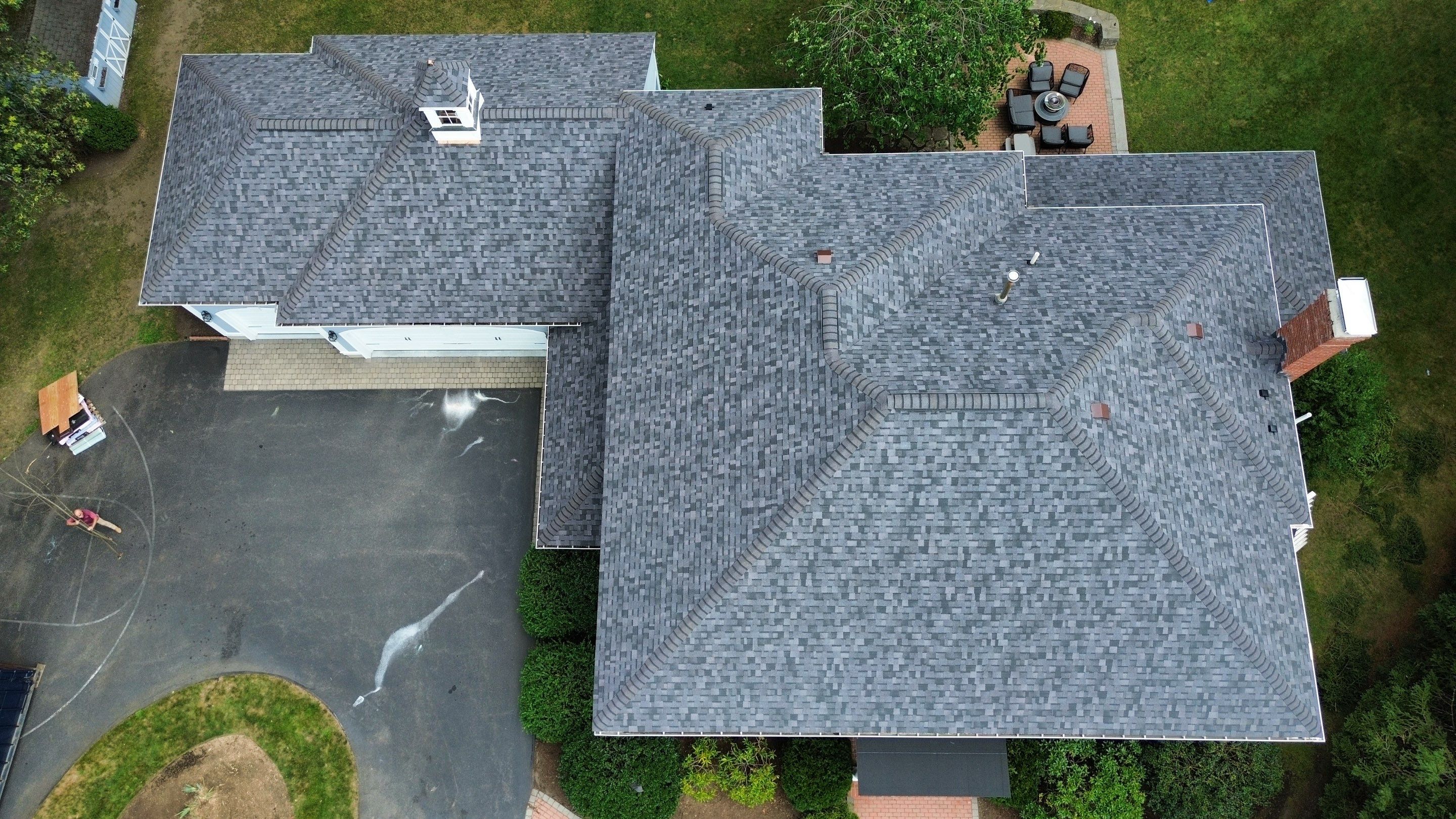 Completed roof replacement in Riverview, FL