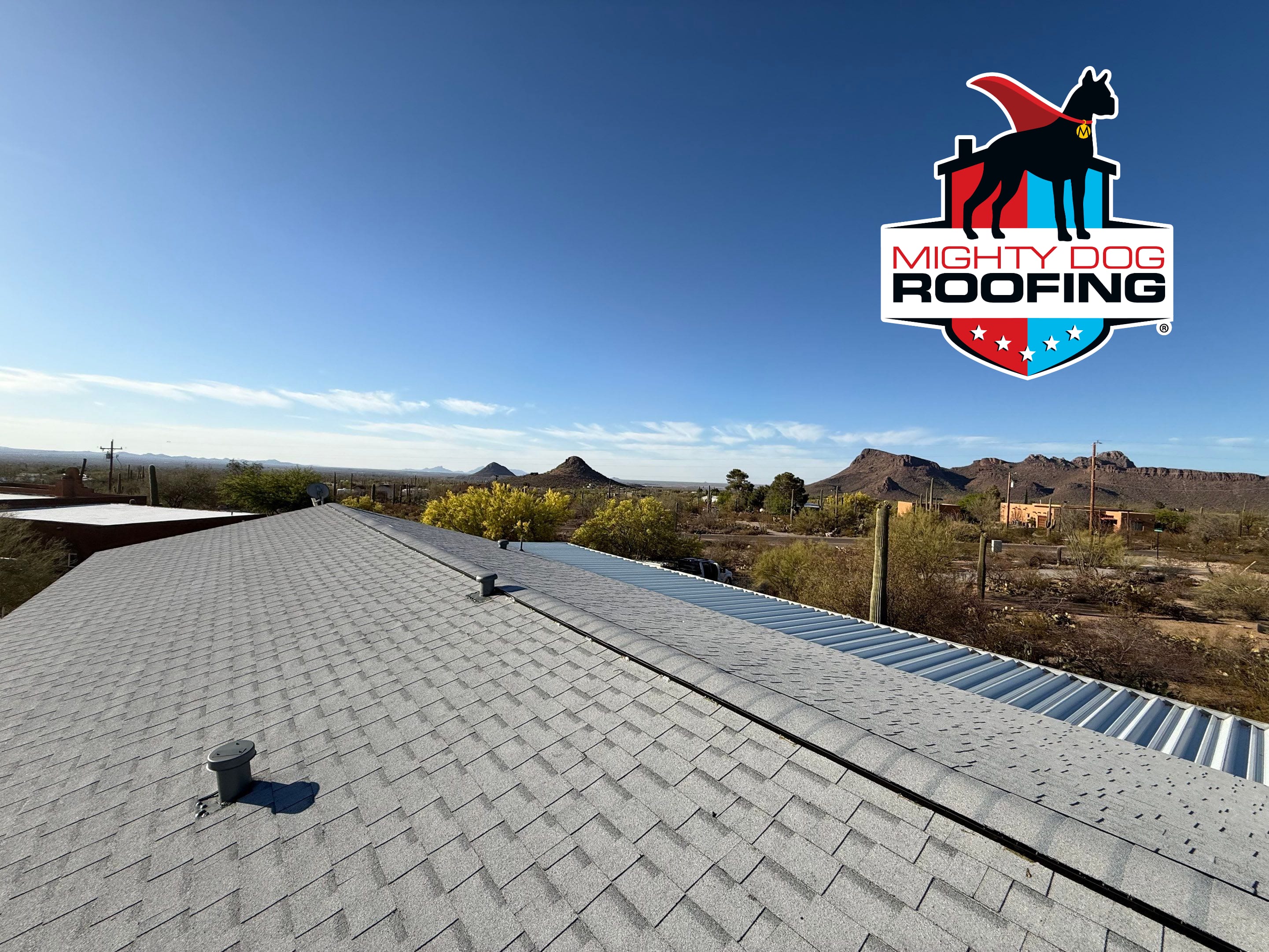 New shingle roof Tucson