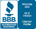 BBB Accredited Business 1/9/2024