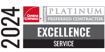 Owens Corning 2024 Service Excellence Award