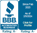 BBB Accredited Business Since Feb 2023