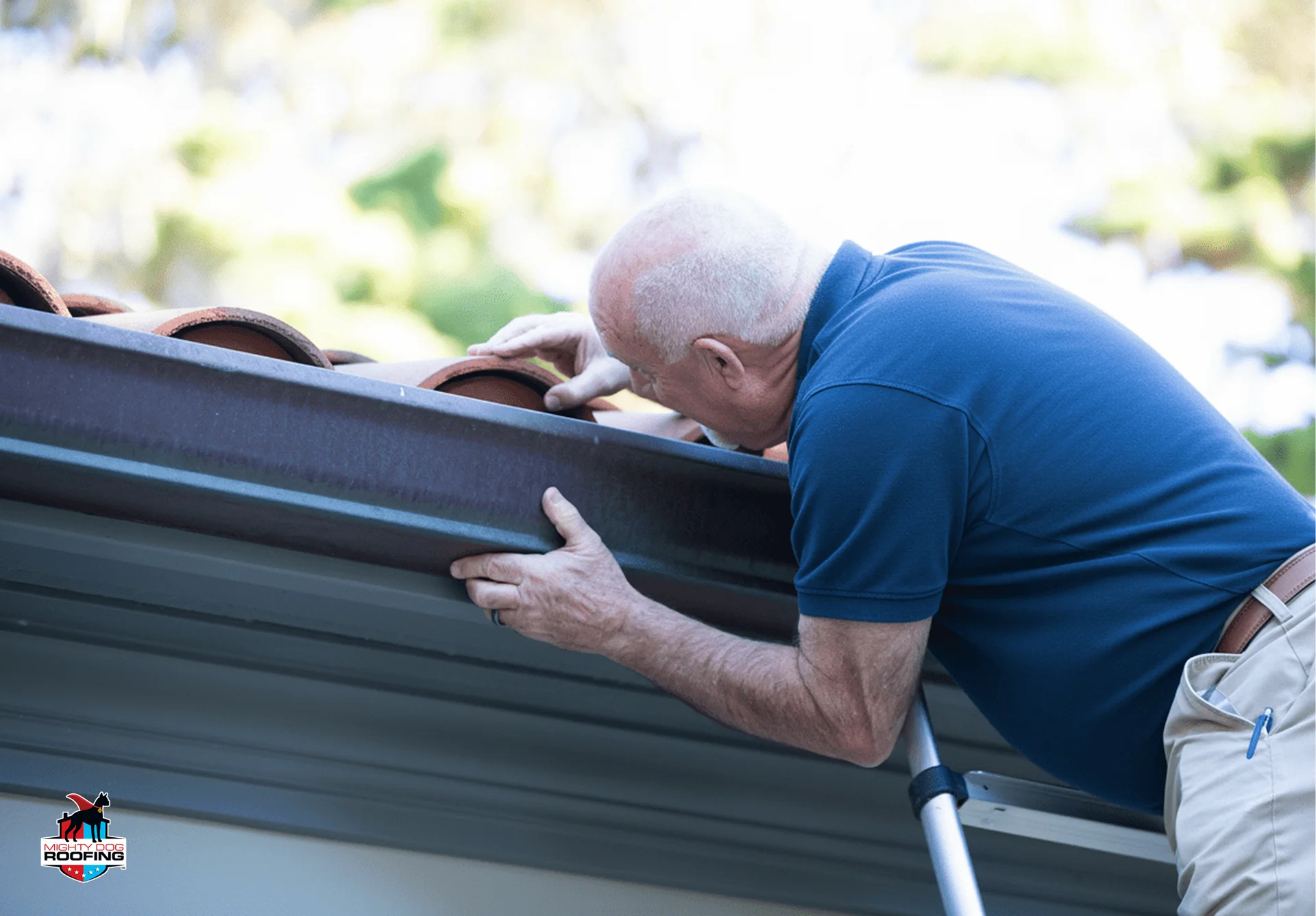 gutter inspection before fall rain